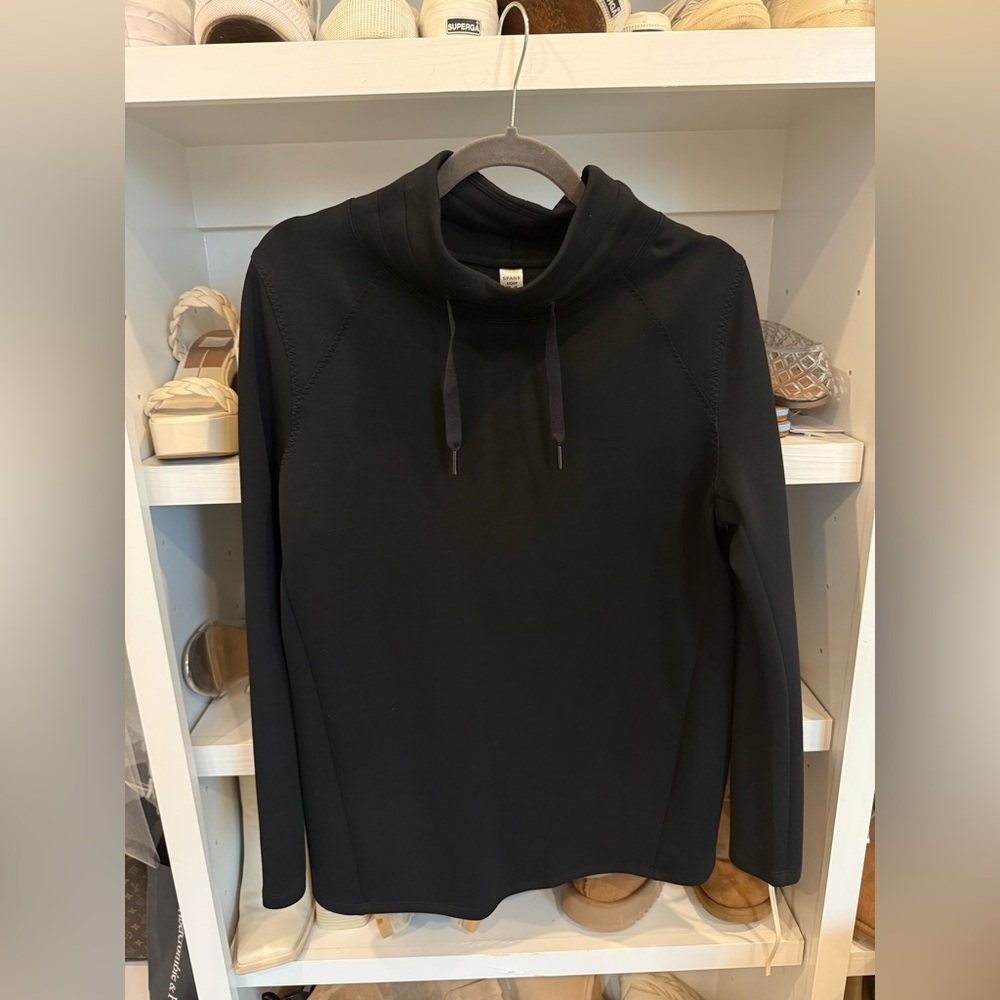 Spanx Black Cowl Neck hoodie